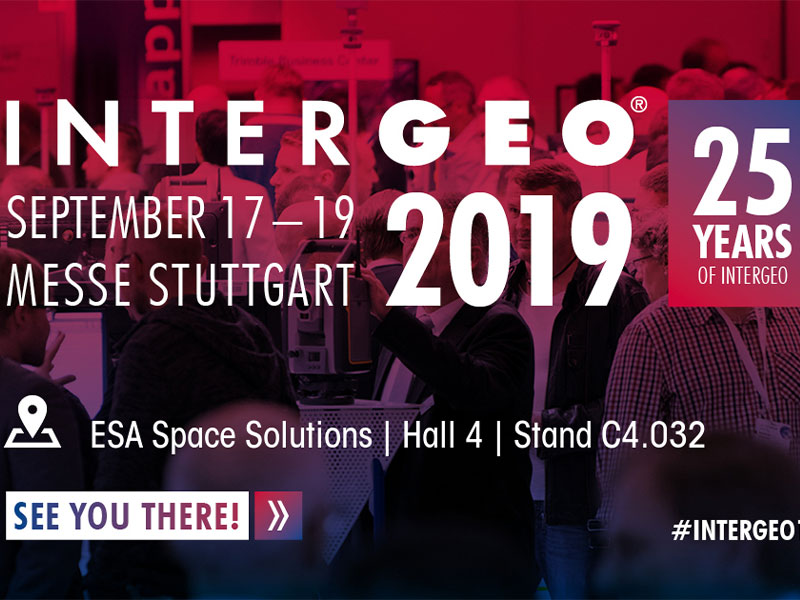 Joint ESA Space Solutions stand at INTERGEO from 17-19 September