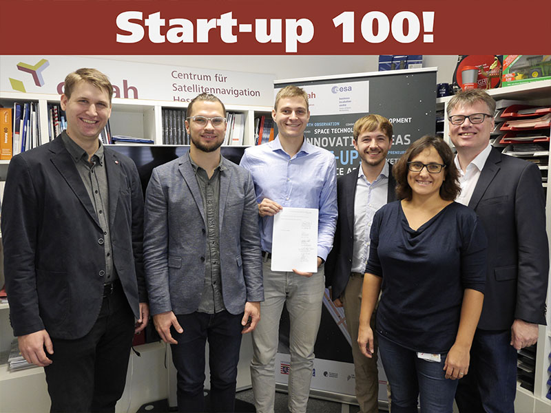 100. Start-up am ESA BIC Hessen &amp; Baden-Württemberg inkubiert!