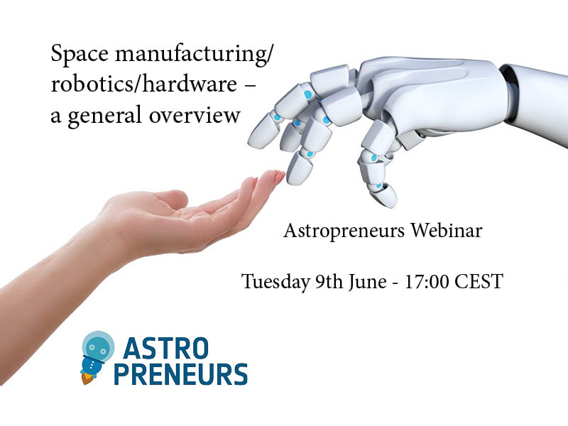 Join the virtual Astropreneurs seminars on 2nd and 9th June!