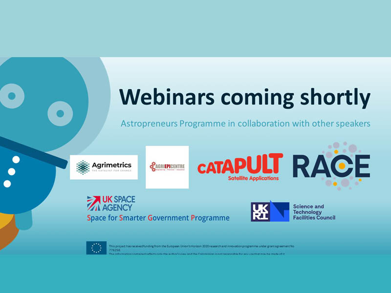 Astropreneurs web-seminars coming shortly - link for registration