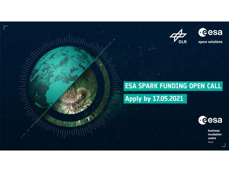 ESA Spark Funding Open Call now online!