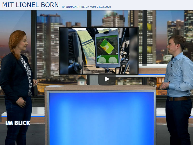 Lionel Born von Solorrow bei &quot;Im Blick&quot; im RheinMain TV